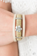 Load image into Gallery viewer, Hawaiian Haven Brown Leather Bracelet Paparazzi Accessories