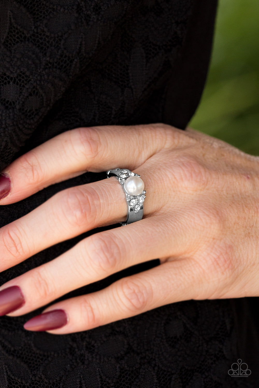 The Front White Ring Paparazzi Accessories