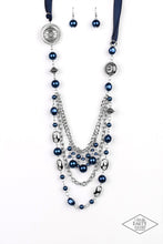 Load image into Gallery viewer, All The Trimmings Blue Necklace Paparazzi Accessories