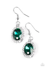 Load image into Gallery viewer, The FAME of the Game Green Earring Paparazzi Accessories