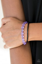 Load image into Gallery viewer, Treasure Trail Purple Leather Urban Bracelet Paparazzi Accessories