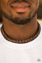 Load image into Gallery viewer, Range Explorer Brown Urban Necklace Paparazzi Accessories