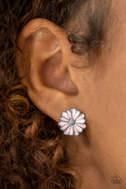 Magnificent Magnolia Pink Earring Paparazzi Accessories