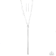 Load image into Gallery viewer, Forget Me KNOT - Silver Necklace Paparazzi Accessories