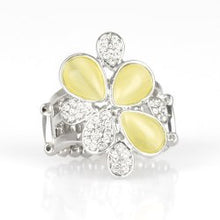 Load image into Gallery viewer, Diamond Daisies Yellow Moonstone Ring Paparazzi Accessories