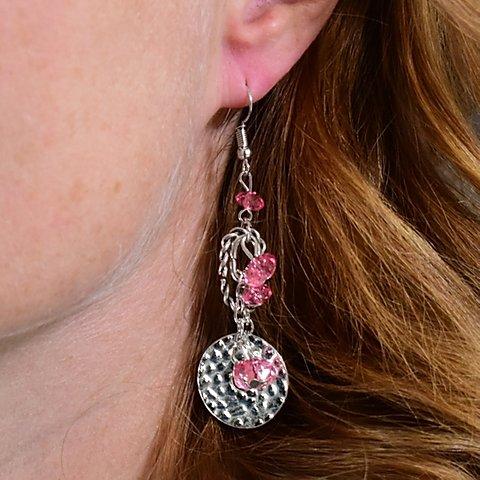 Seaside Catch Pink Earring Paparazzi Accessories