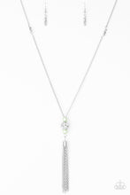 Load image into Gallery viewer, Century Shine Green Pearl Necklace Paparazzi Accessories