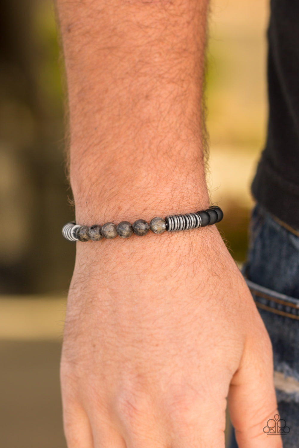 Energetic Silver Urban Bracelet Paparazzi Accessories