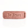 Load image into Gallery viewer, Put On A Brave Face Brown Leather Urban Bracelet Paparazzi Accessories