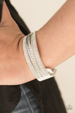 Load image into Gallery viewer, Unstoppable White Leather Wrap Bracelet Paparazzi Accessories