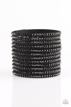 Load image into Gallery viewer, Boss Is Back Black Bracelet Paparazzi Accessories