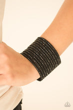 Load image into Gallery viewer, Boss Is Back Black Bracelet Paparazzi Accessories