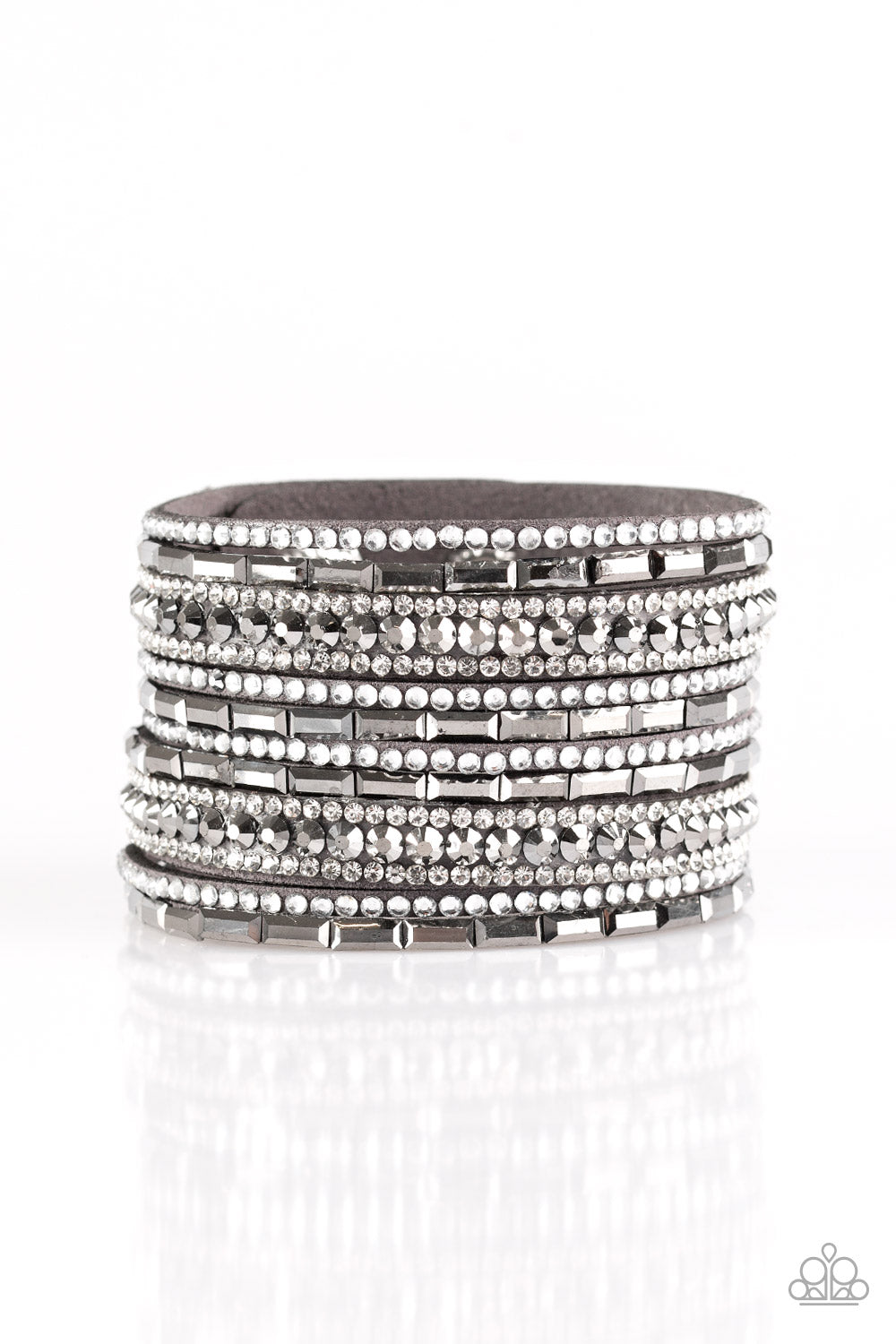 Wham Bam Glam Silver Bracelet Paparazzi Accessories