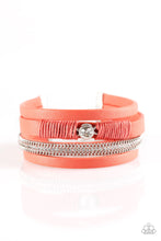 Load image into Gallery viewer, Catwalk Craze - Orange Leather Bracelet Paparazzi Accessories