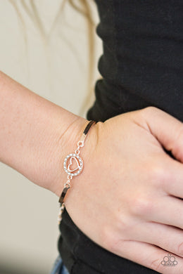 Voguish Valentine Rose Gold Bracelet Paparazzi Accessories