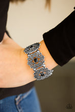 Load image into Gallery viewer, Empress-ive Shimmer Black Bracelet Paparazzi Accessories