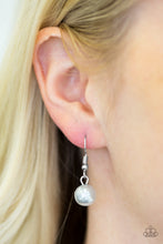 Load image into Gallery viewer, Hit The Runway Silver Pearl Necklace Paparazzi Accessories