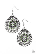 Load image into Gallery viewer, Sweet as Spring Green Earring Paparazzi Accessories