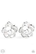 Load image into Gallery viewer, Rosebud Social White Earring Paparazzi Accessories