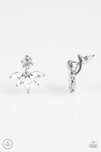 Load image into Gallery viewer, Hidden Talent White Jacket Earring Paparazzi Accessories
