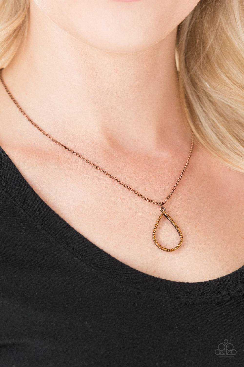 Timeless Twinkle Copper Necklace Paparazzi Accessories