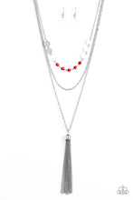 Load image into Gallery viewer, Celebration of Chic Red Necklace Paparazzi Accessories