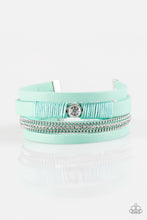 Load image into Gallery viewer, Catwalk Craze Green Leather Bracelet Paparazzi Accessories