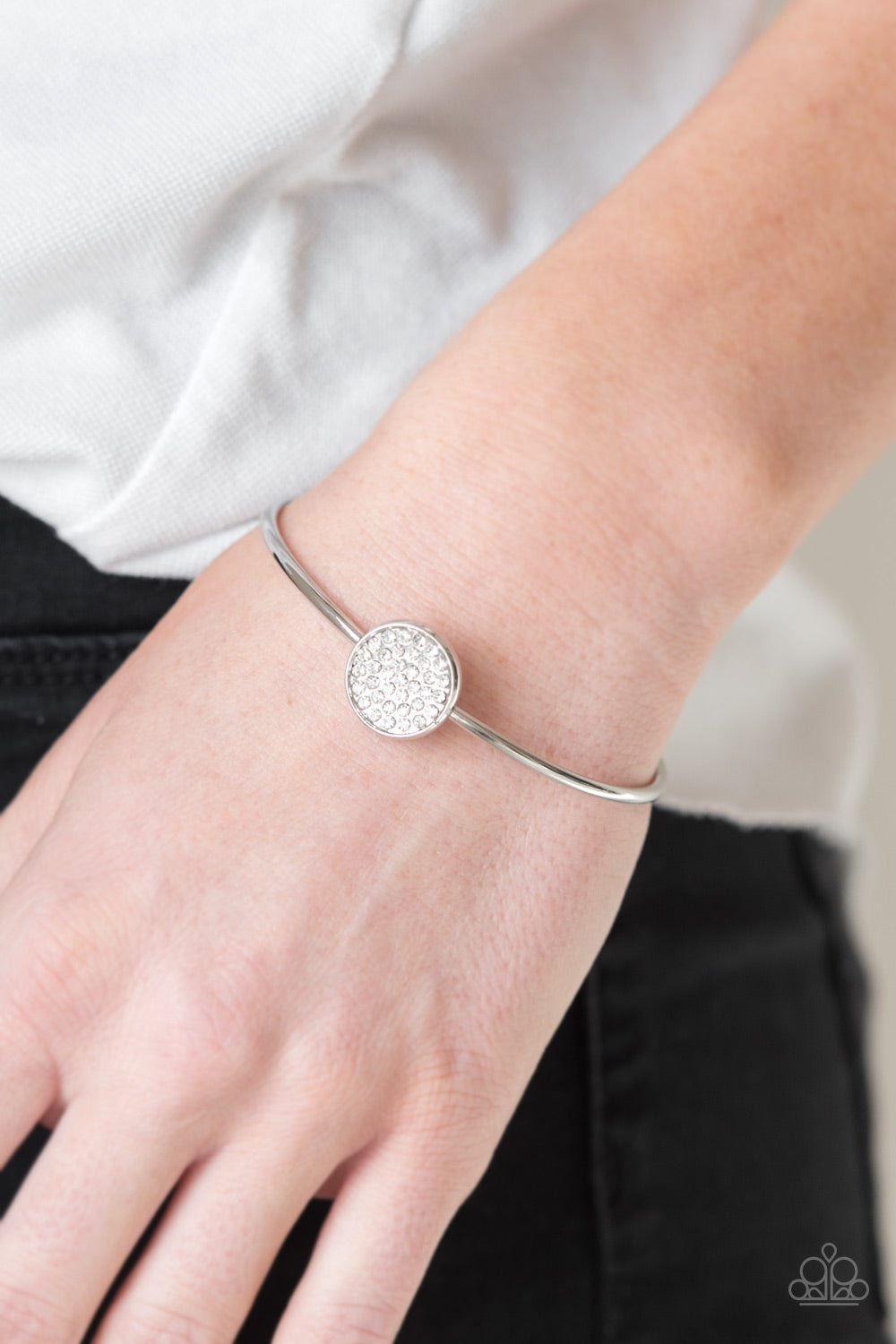 Modern Day Diva Silver Cuff Bracelet Paparazzi Accessories