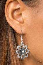 Load image into Gallery viewer, Fashion Floret White Earring Paparazzi Accessories