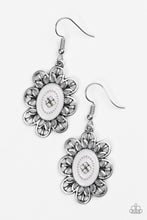 Load image into Gallery viewer, Posy Party Silver Earring Paparazzi Accessories