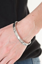 Load image into Gallery viewer, Coyote Country Silver Bangle Bracelet Paparazzi Accessories