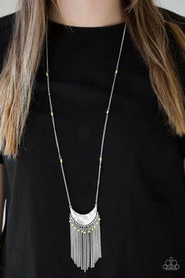 Desert Trance Green Necklace Paparazzi Accessories