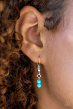 Load image into Gallery viewer, SANDSTONE Castles Blue Necklace Paparazzi Accessories