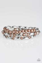 Load image into Gallery viewer, Chic Contender Brown Bracelet Paparazzi Accessories