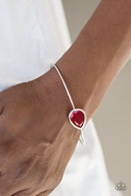 Load image into Gallery viewer, Make a Spectacle Red Cuff Bracelet Paparazzi Accessories