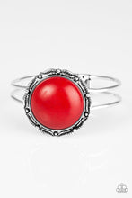 Load image into Gallery viewer, Mojave Harvest Red Hinge Bracelet Paparazzi Accessories