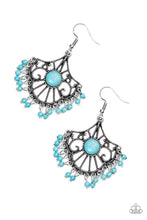 Load image into Gallery viewer, Stone Lagoon Blue Earring Paparazzi Accessories