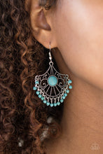 Load image into Gallery viewer, Stone Lagoon Blue Earring Paparazzi Accessories
