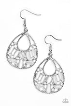 Load image into Gallery viewer, Just DEWing My Thing - White Earrings Paparazzi Accessories