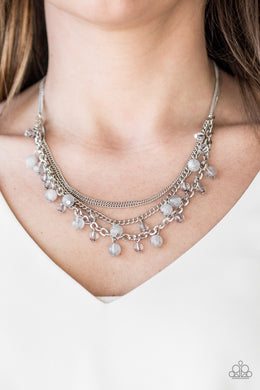 Ocean Odyssey Silver Necklace Paparazzi Accessories