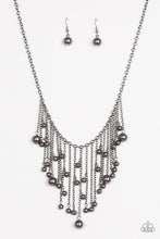 Load image into Gallery viewer, Catwalk Champ Black Gunmetal Necklace Paparazzi Accessories