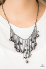 Load image into Gallery viewer, Catwalk Champ Black Gunmetal Necklace Paparazzi Accessories