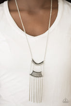 Load image into Gallery viewer, Glam Goddess Black Necklace Paparazzi Accessories