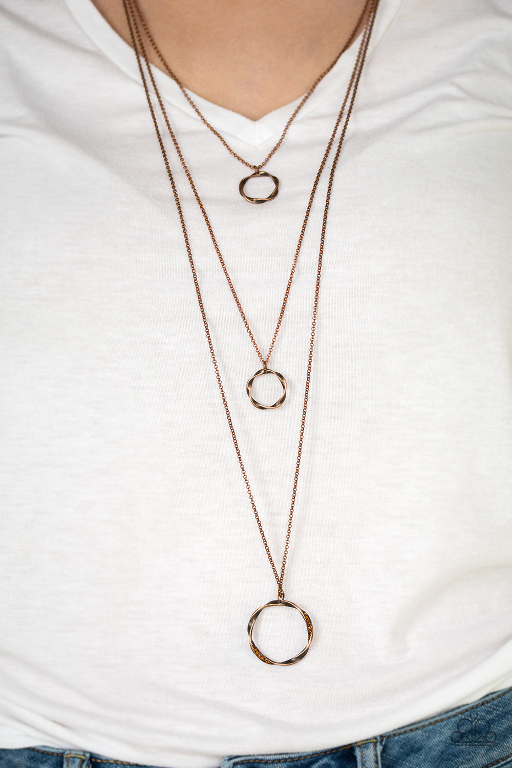 Timelessly Twisted Copper Necklace Paparazzi Accessories