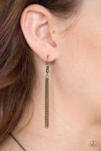 Load image into Gallery viewer, Treetop Trend Brass Necklace Paparazzi Accessories
