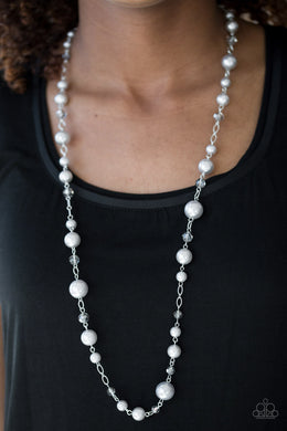 Make Your Own LUXE Silver Pearl Necklace Paparazzi Accessories