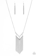 Load image into Gallery viewer, Alpha Glam White Necklace Paparazzi Accessories