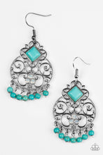 Load image into Gallery viewer, Western Wonder Blue Earring Paparazzi Accessories