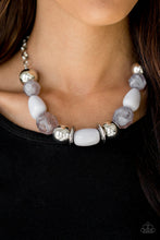 Load image into Gallery viewer, South Shore Sensation Silver Necklace Paparazzi Accessories