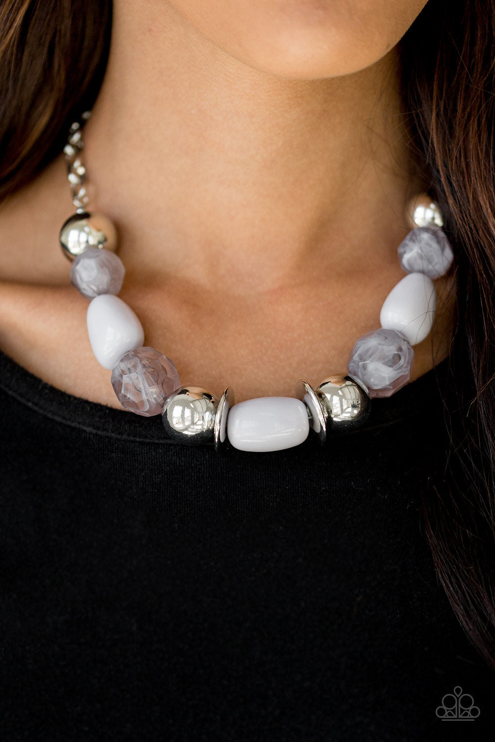 South Shore Sensation Silver Necklace Paparazzi Accessories